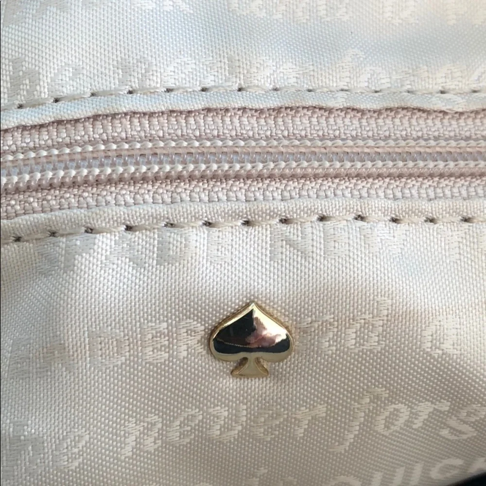 Kate Spade leather and canvas handbag - Picture 5 of 5